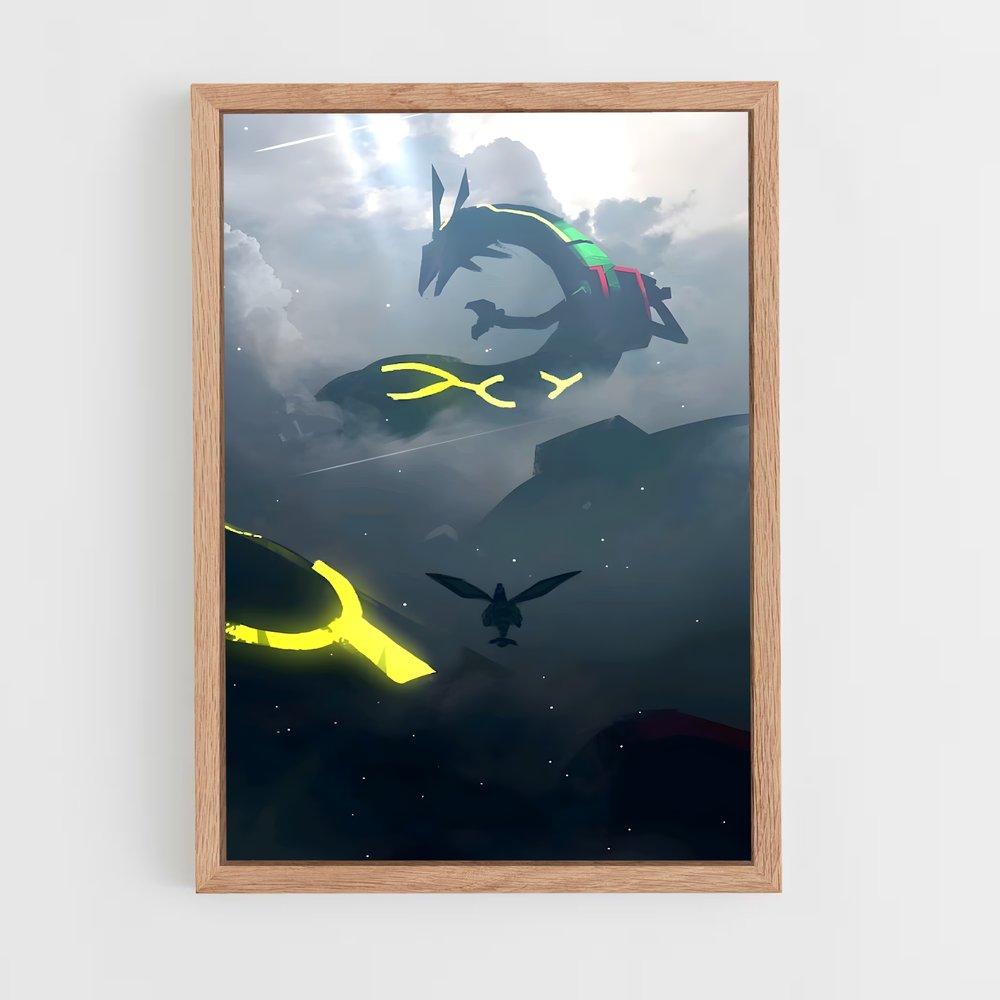 ap-rayquaza-6 cadre Bois clair