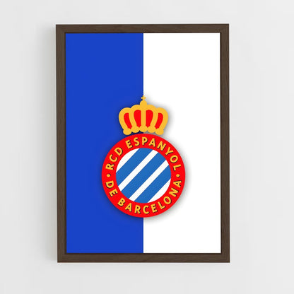 ap-rcd espanyol-7 cadre Bois foncé
