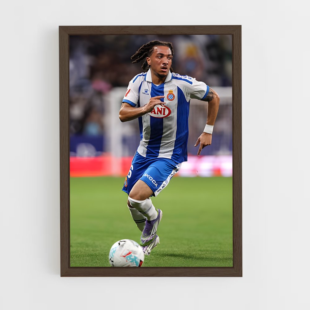 ap-rcd espanyol-8 cadre Bois foncé