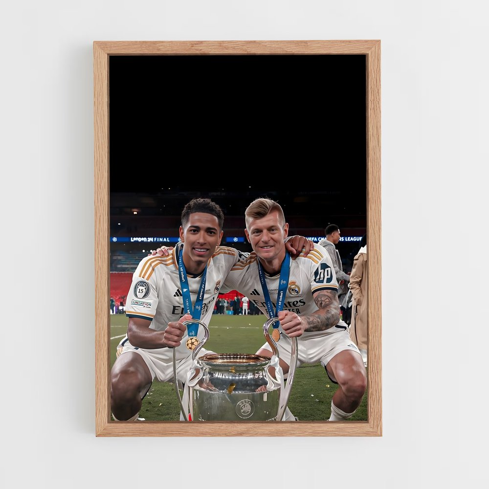 ap-real madrid cf-5 cadre Bois clair