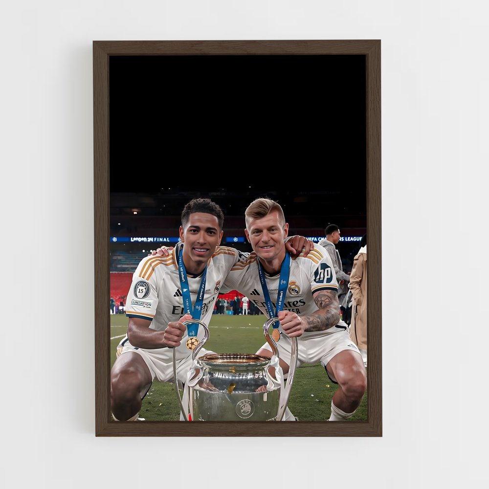 ap-real madrid cf-5 cadre Bois foncé