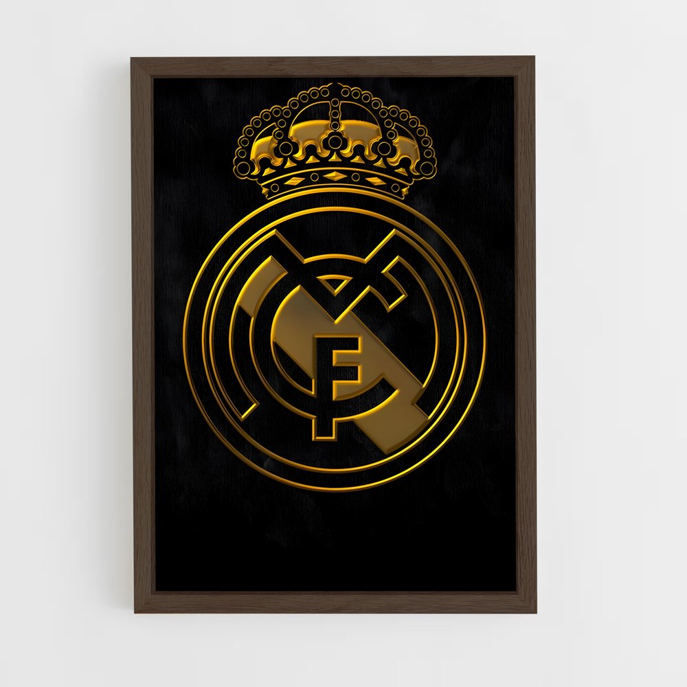 ap-real madrid cf-6 cadre Bois foncé