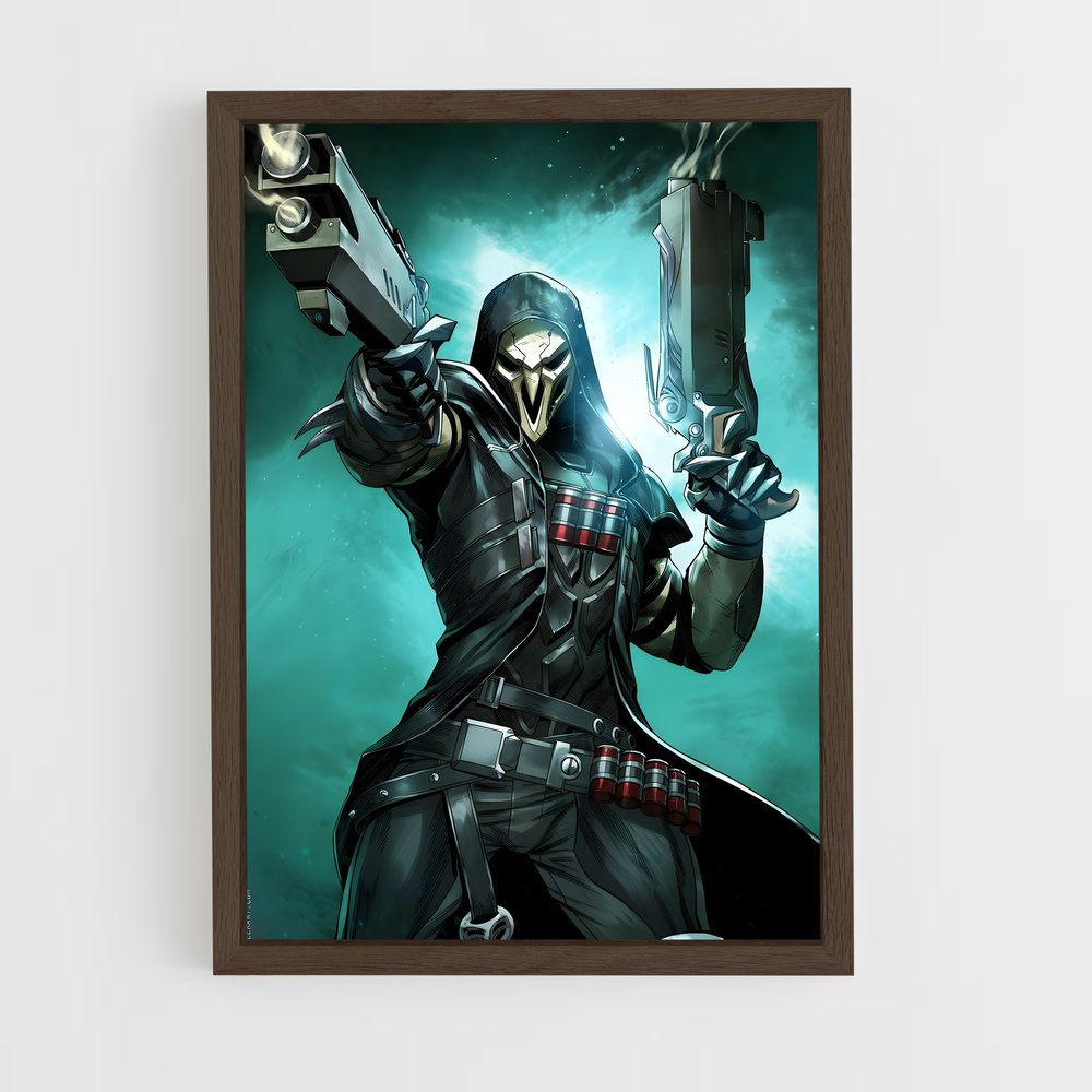 ap-reaper overwatch-1 cadre Bois foncé