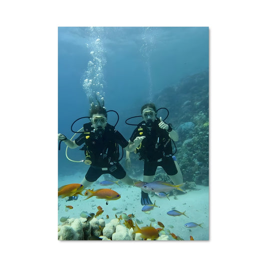 Poster Red sea diving 68001