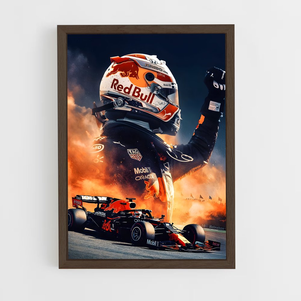 ap-red bull-6 cadre Bois foncé