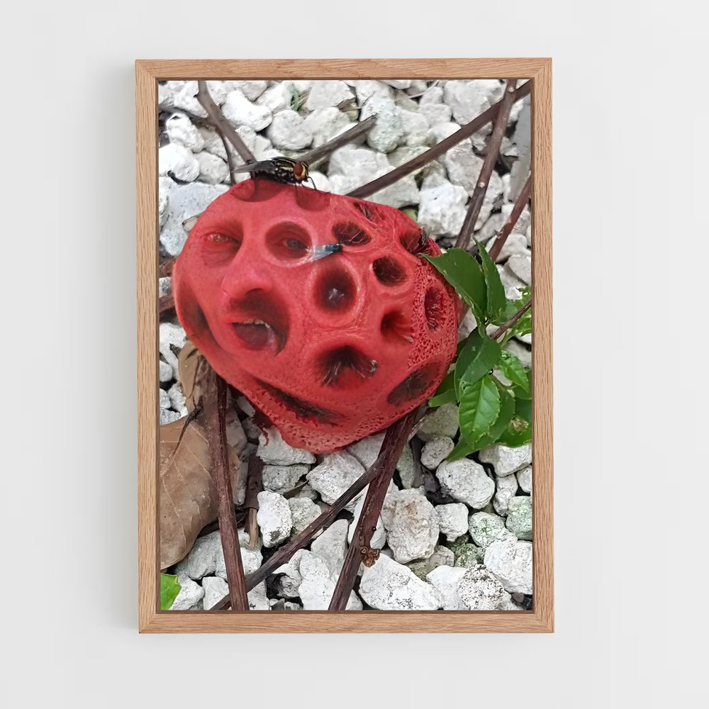 ap-red cage fungus-3 cadre Bois clair