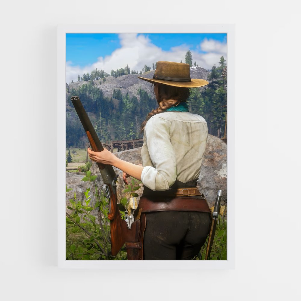 ap-red dead redemption-2 cadre Blanc