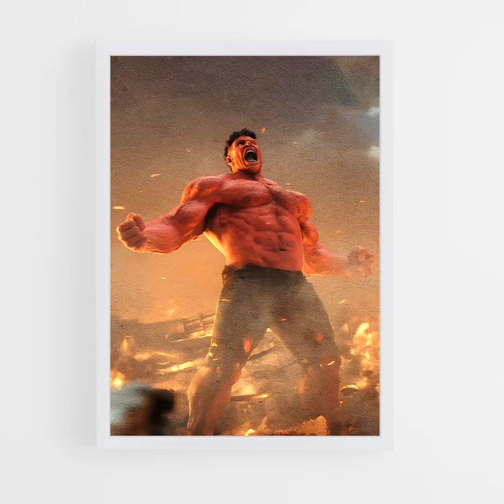 ap-red hulk-4 cadre Blanc