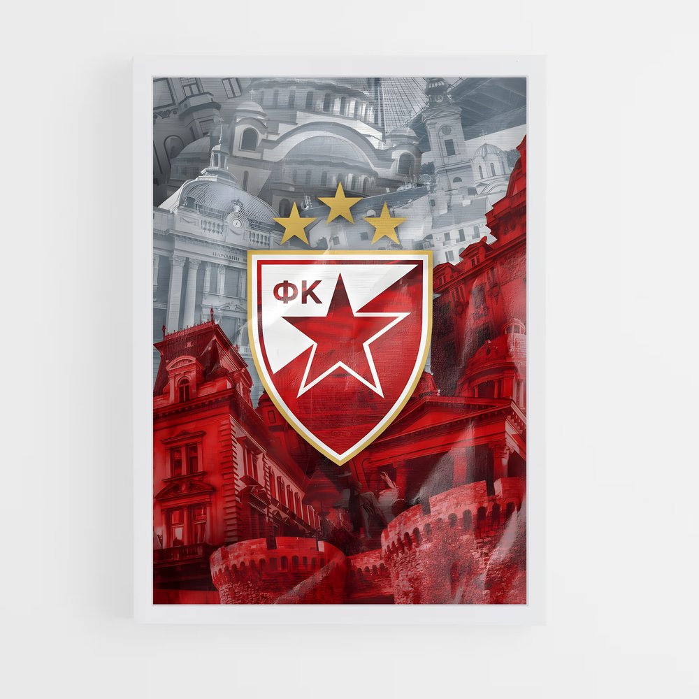 ap-red star belgrade-2 cadre Blanc