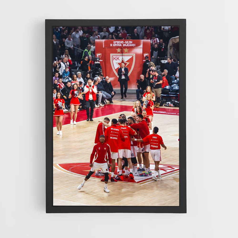 ap-red star belgrade basketball-3 cadre Noir