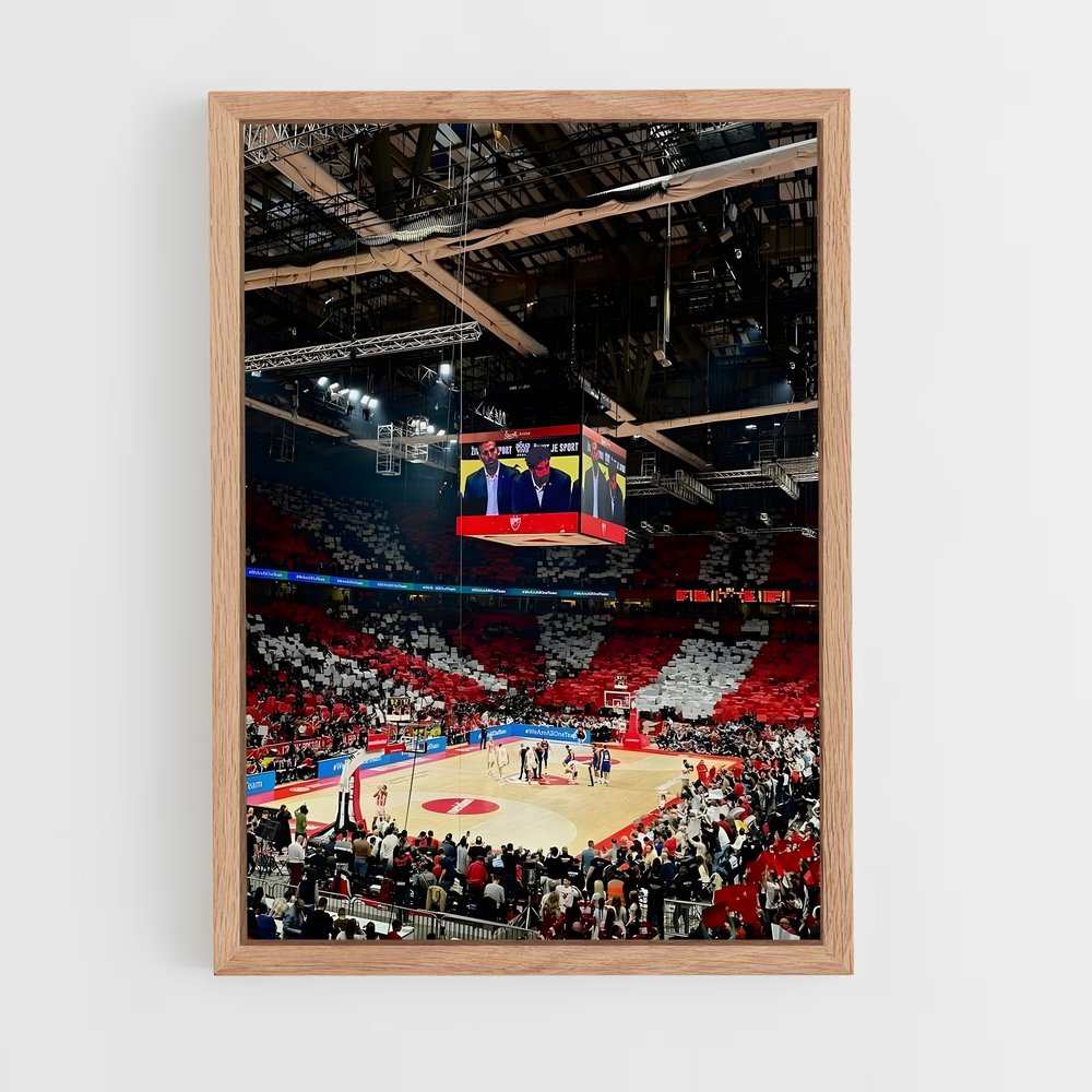 ap-red star belgrade basketball-4 cadre Bois clair