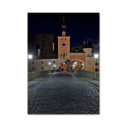 Poster Regensburg old town 90644