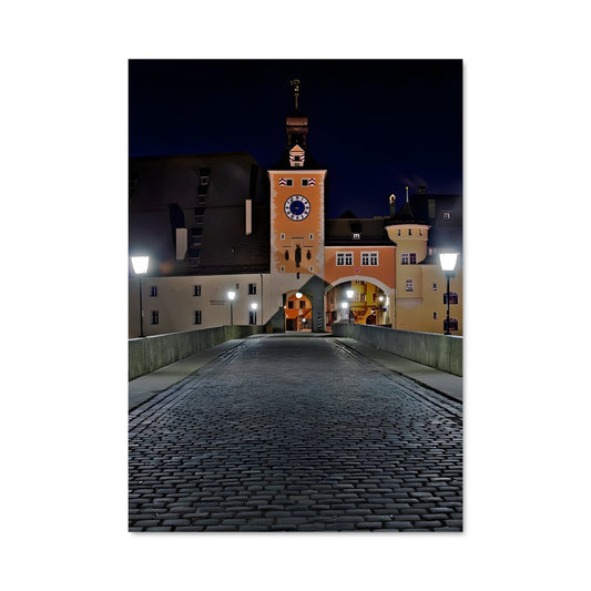 Poster Regensburg old town 90644