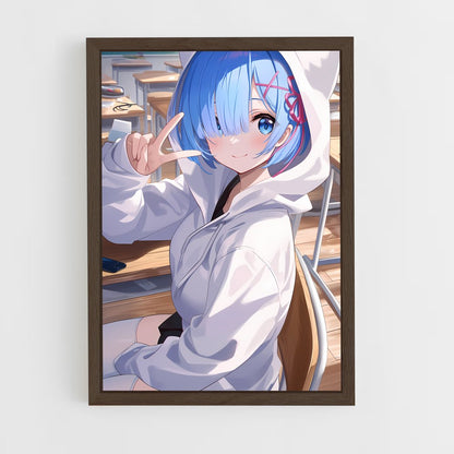 ap-rem-6 cadre Bois foncé