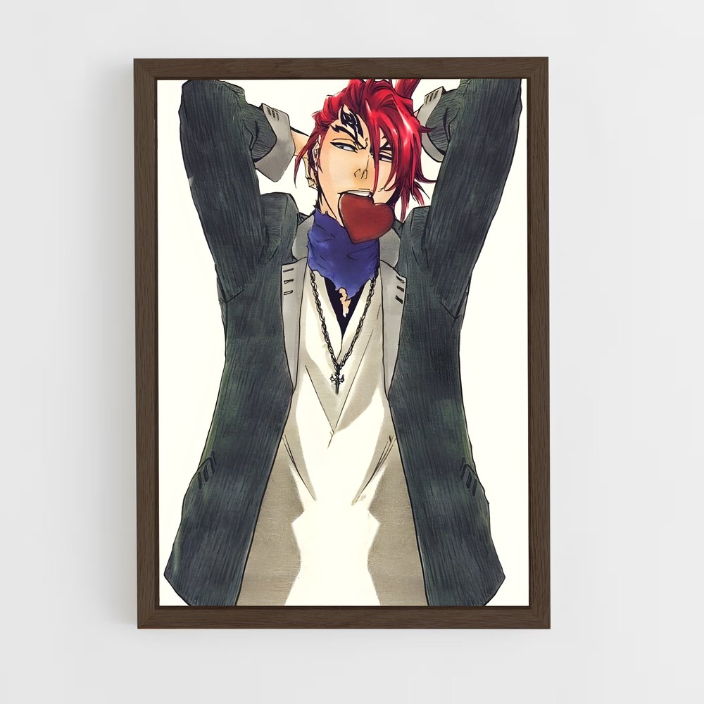 ap-renji abarai-4 cadre Bois foncé