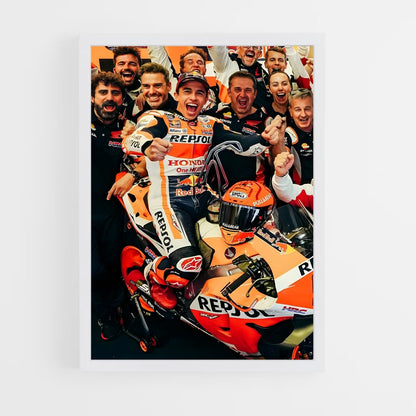 ap-repsol honda team-1 cadre Blanc