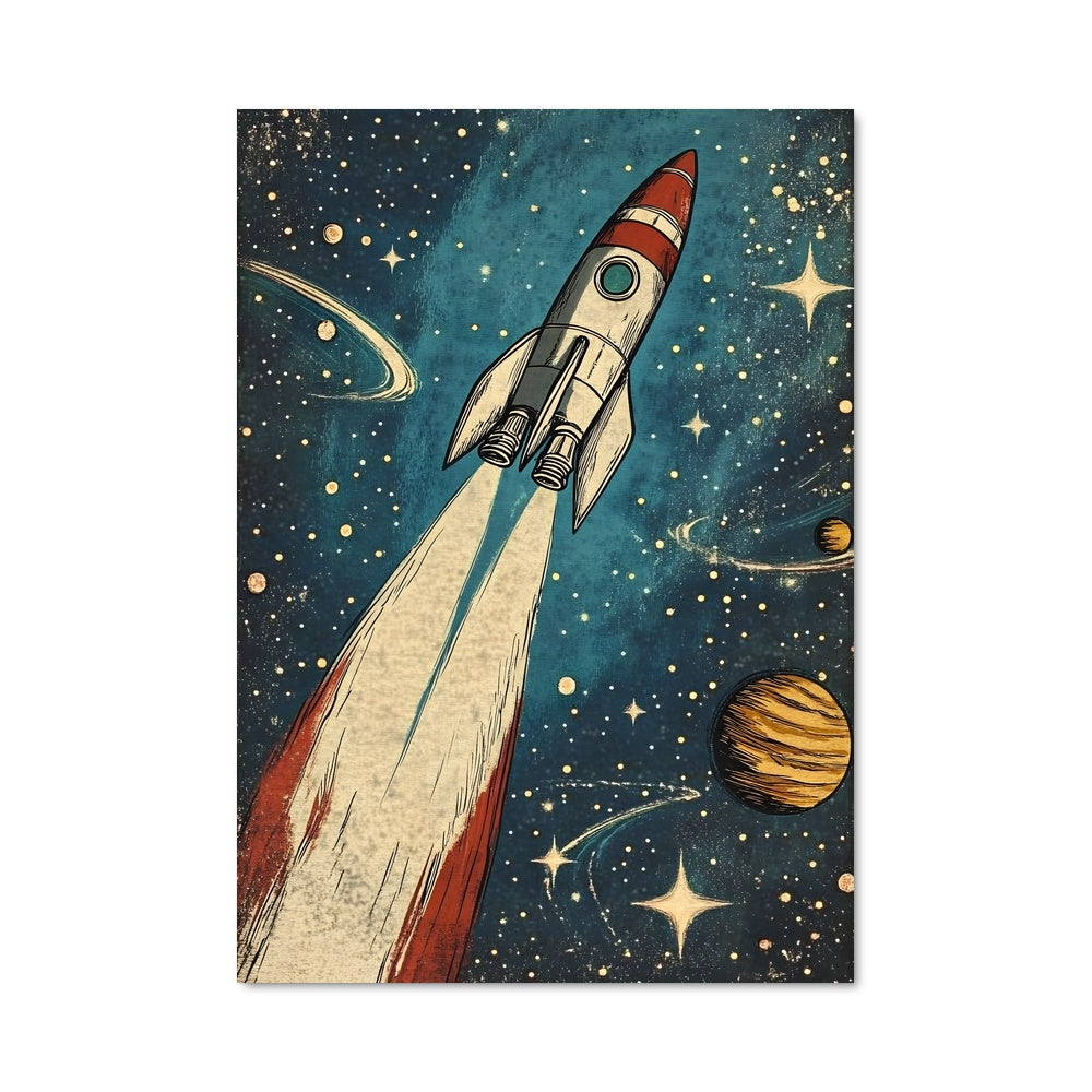 Poster Retro space 97566