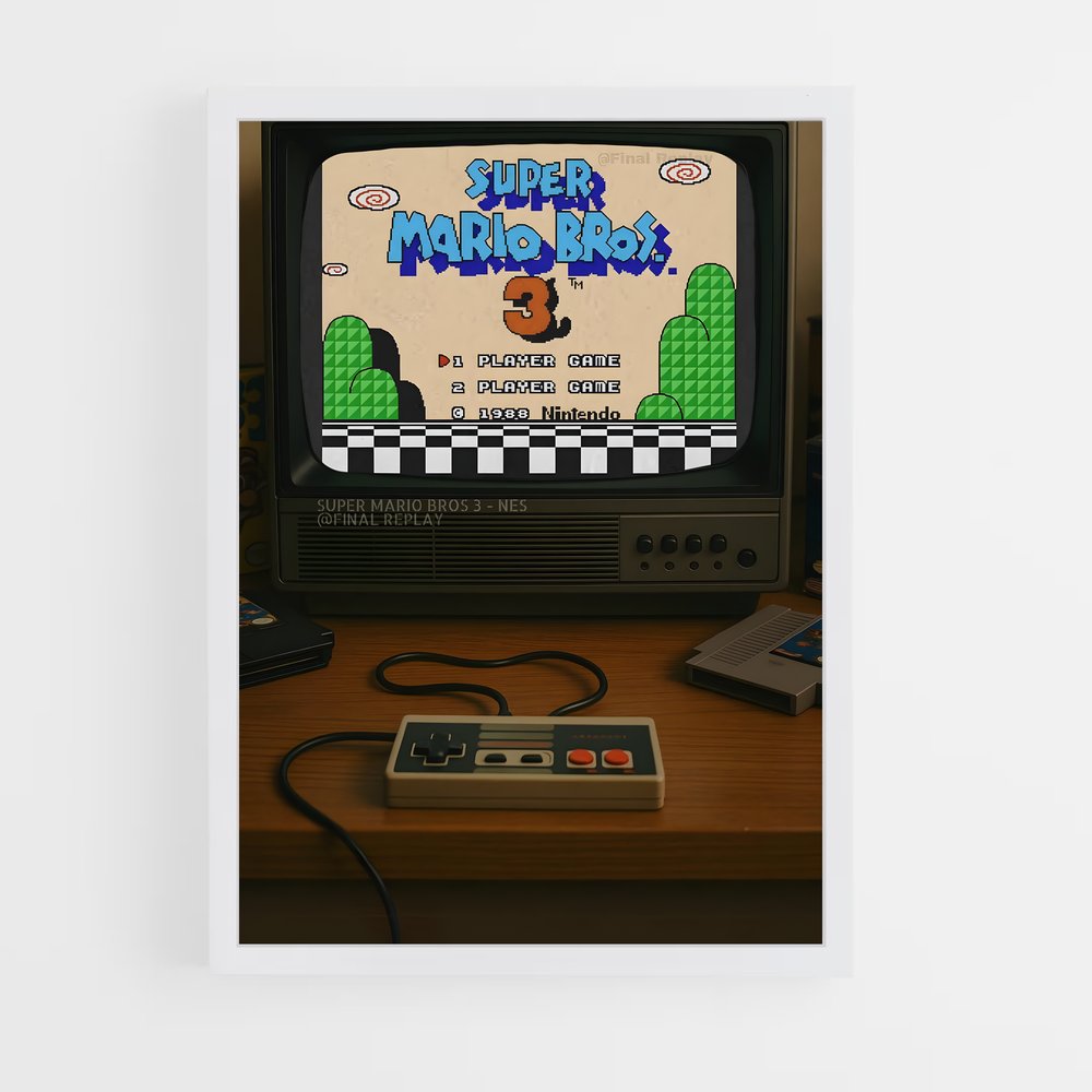 ap-retro gaming-3 cadre Blanc