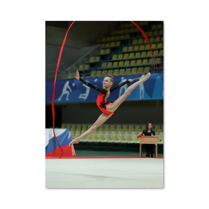 Poster Ribbon rhythmic gymnastics 66644