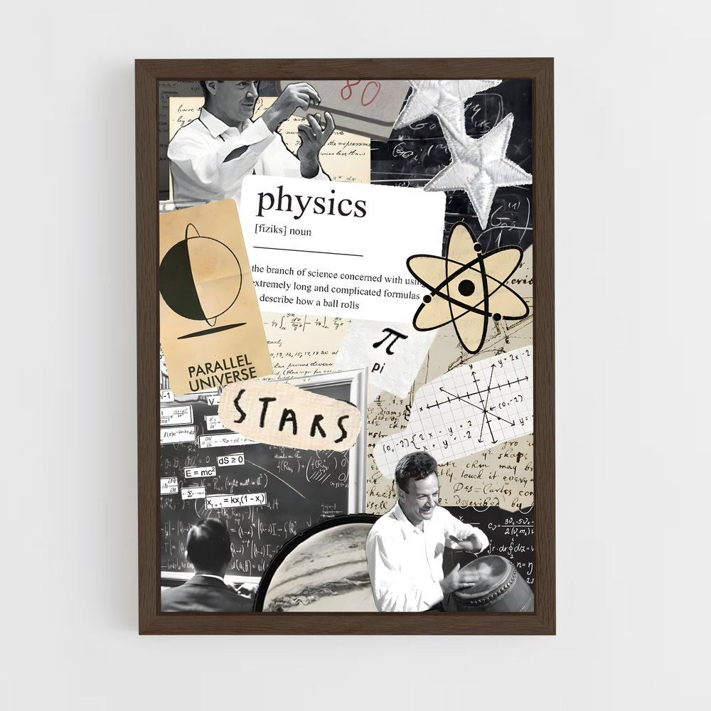 ap-richard feynman-1 cadre Bois foncé