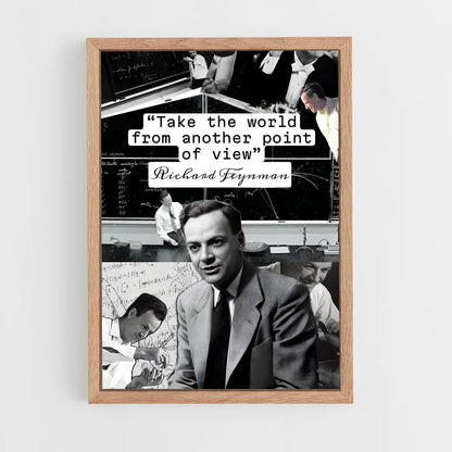 ap-richard feynman-4 cadre Bois clair