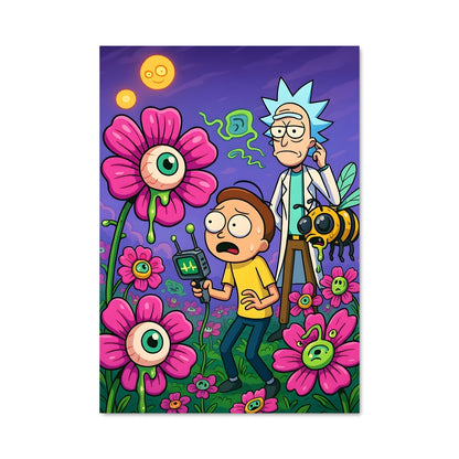 Poster Aventures Sauvages de Rick et Morty