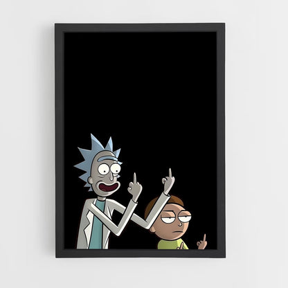 ap-rick and morty-1 cadre Noir