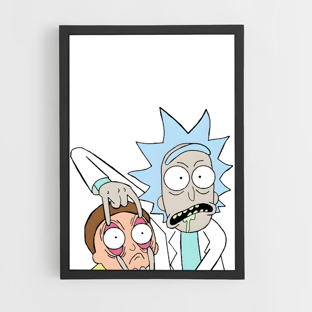 ap-rick and morty-3 cadre Noir