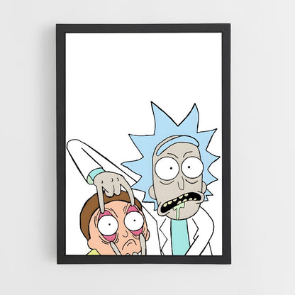 ap-rick and morty-3 cadre Noir