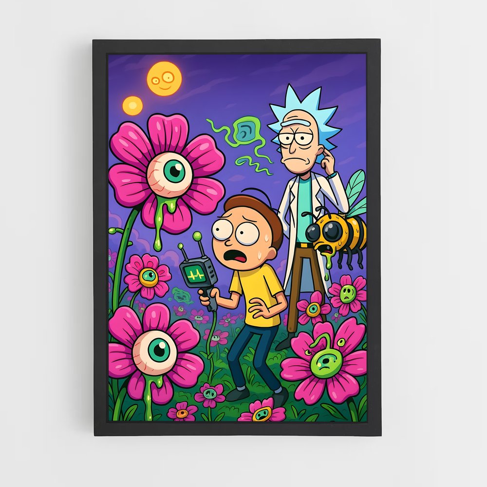 ap-rick and morty-9 cadre Noir