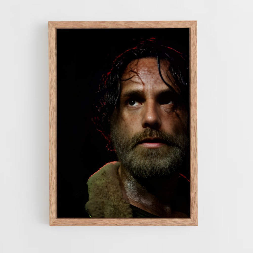 ap-rick grimes-2 cadre Bois clair