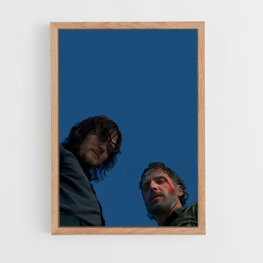 ap-rick grimes-3 cadre Bois clair