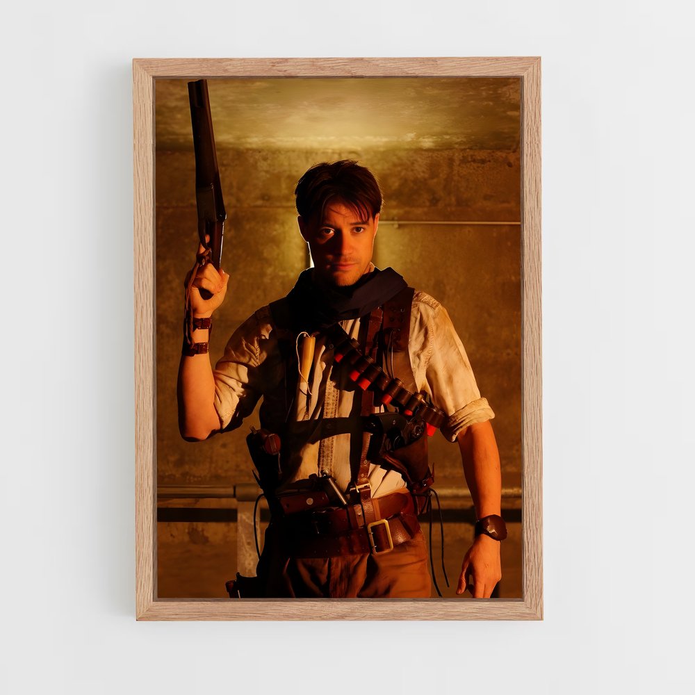 ap-rick o'connell-4 cadre Bois clair
