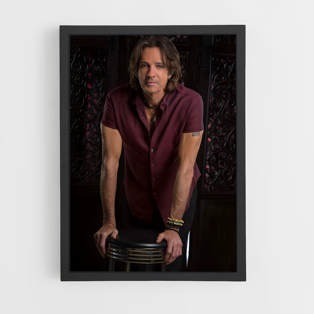 ap-rick springfield-8 cadre Noir