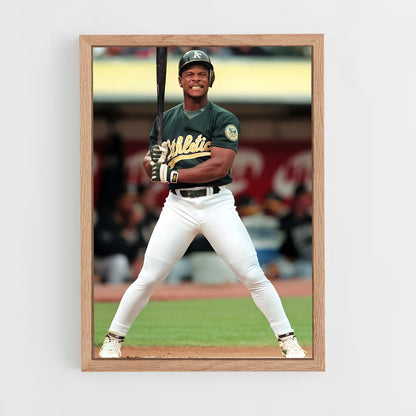 ap-rickey henderson-2 cadre Bois clair