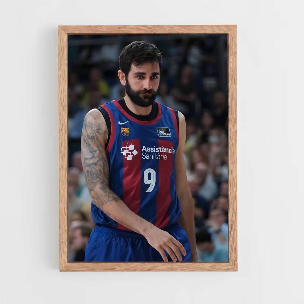 ap-ricky rubio-4 cadre Bois clair