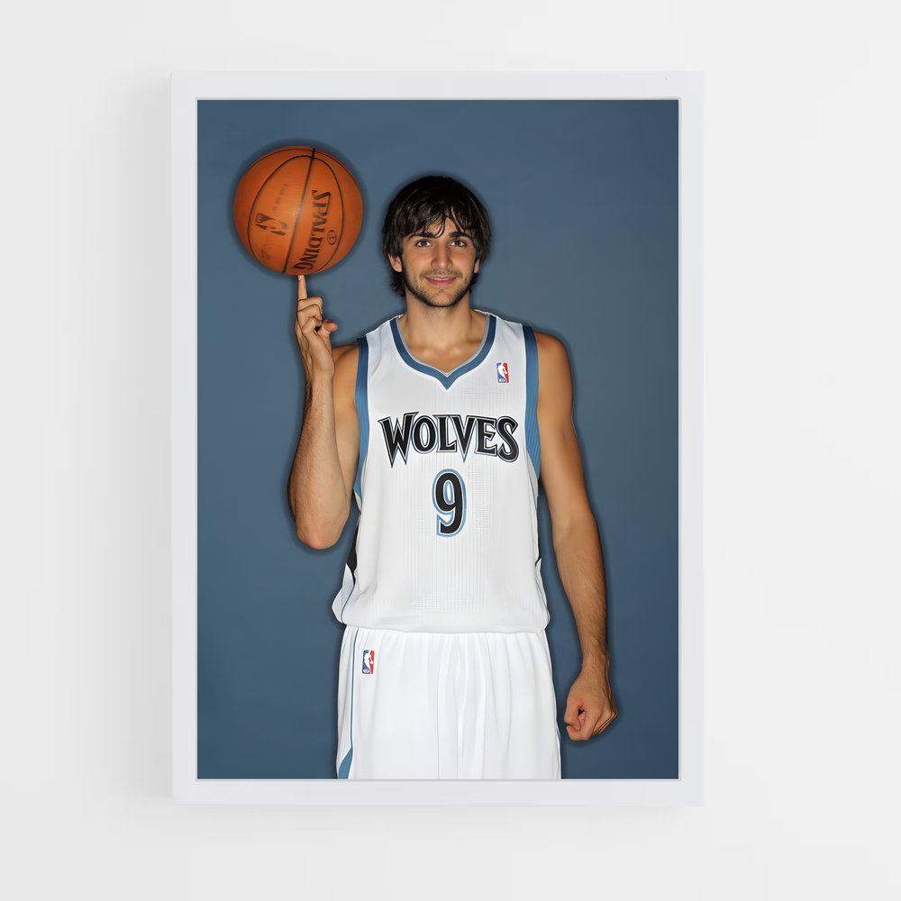 ap-ricky rubio-7 cadre Blanc
