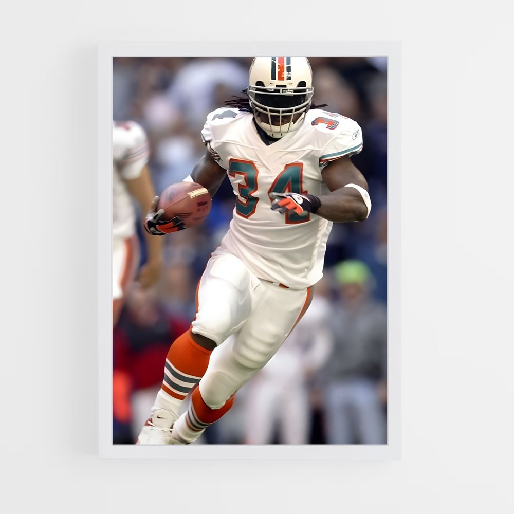 ap-ricky williams-1 cadre Blanc