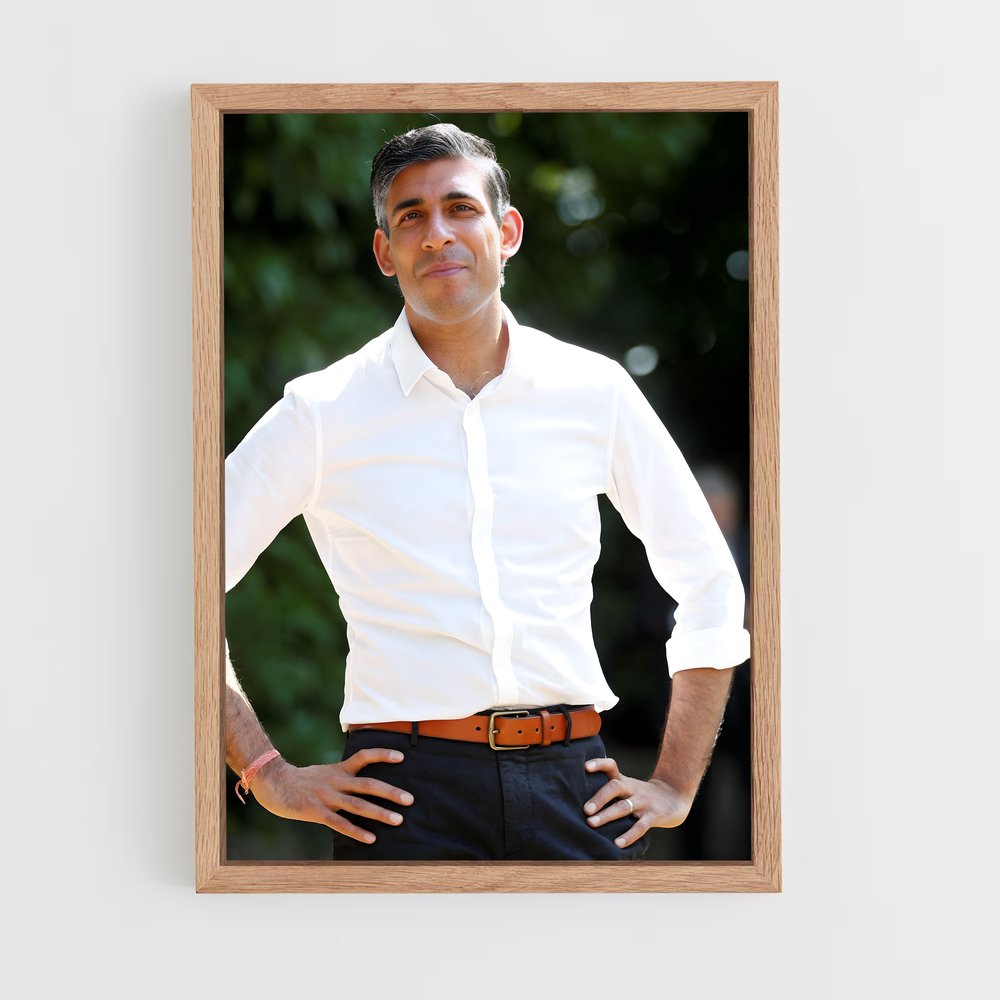 ap-rishi sunak-1 cadre Bois clair