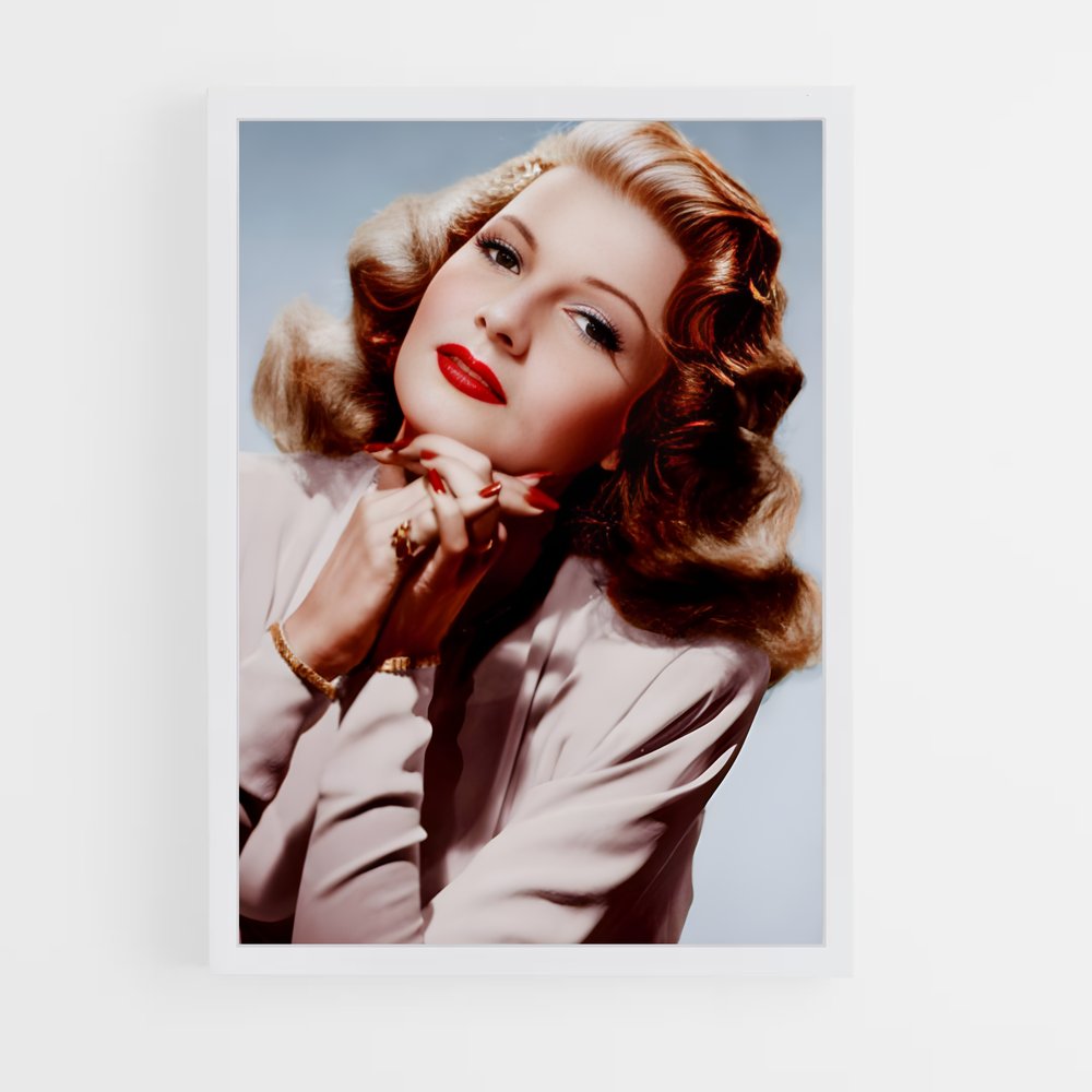 ap-rita hayworth-7 cadre Blanc