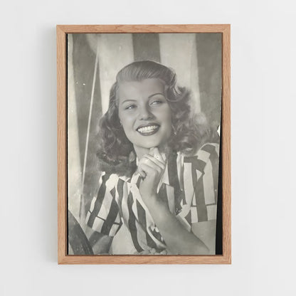 ap-rita hayworth-8 cadre Bois clair