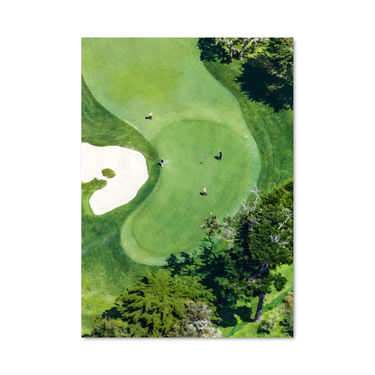 Poster Golf en Forêt