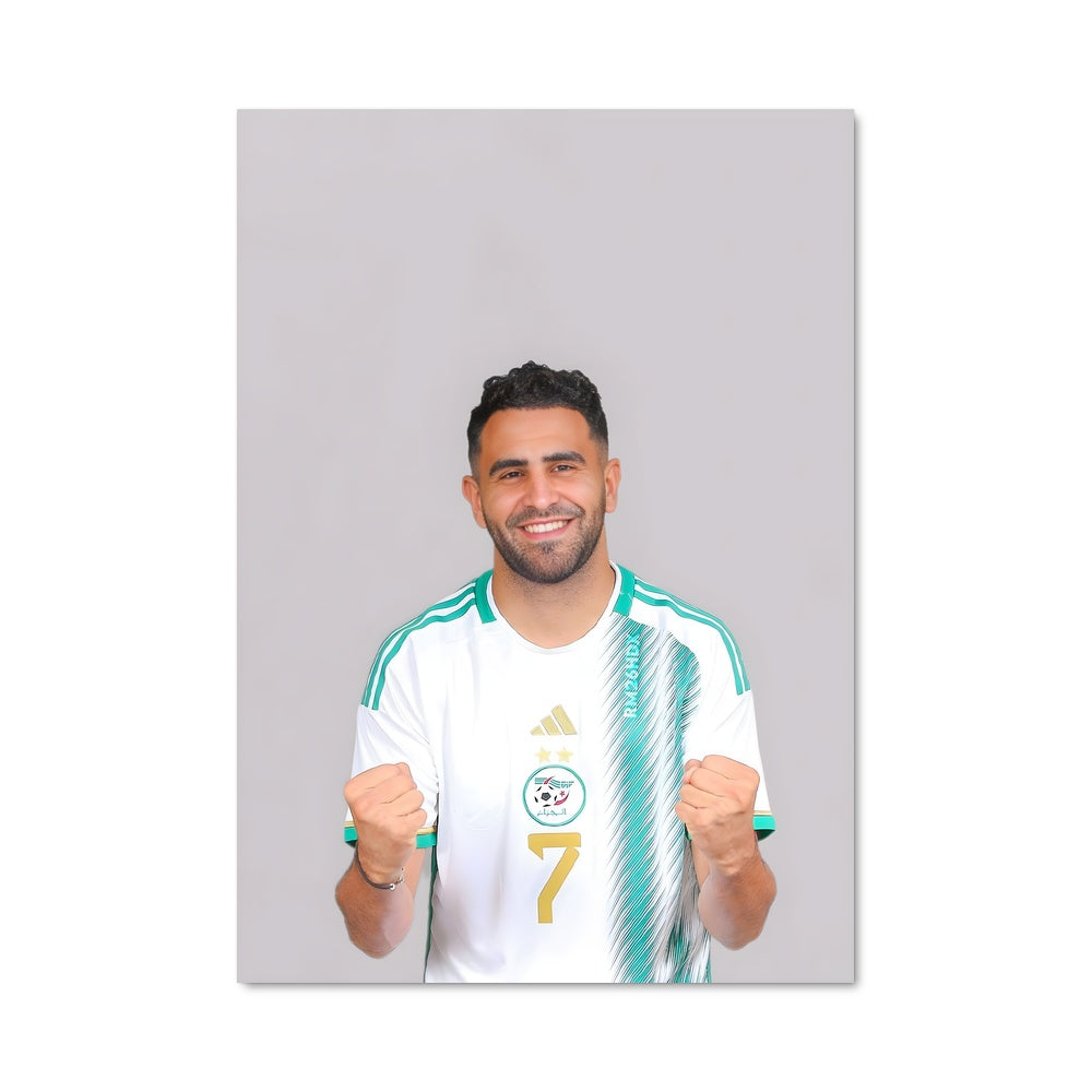 Poster Mahrez en Action
