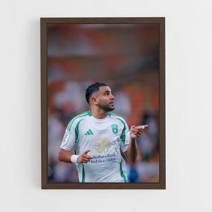 ap-riyad mahrez-10 cadre Bois foncé