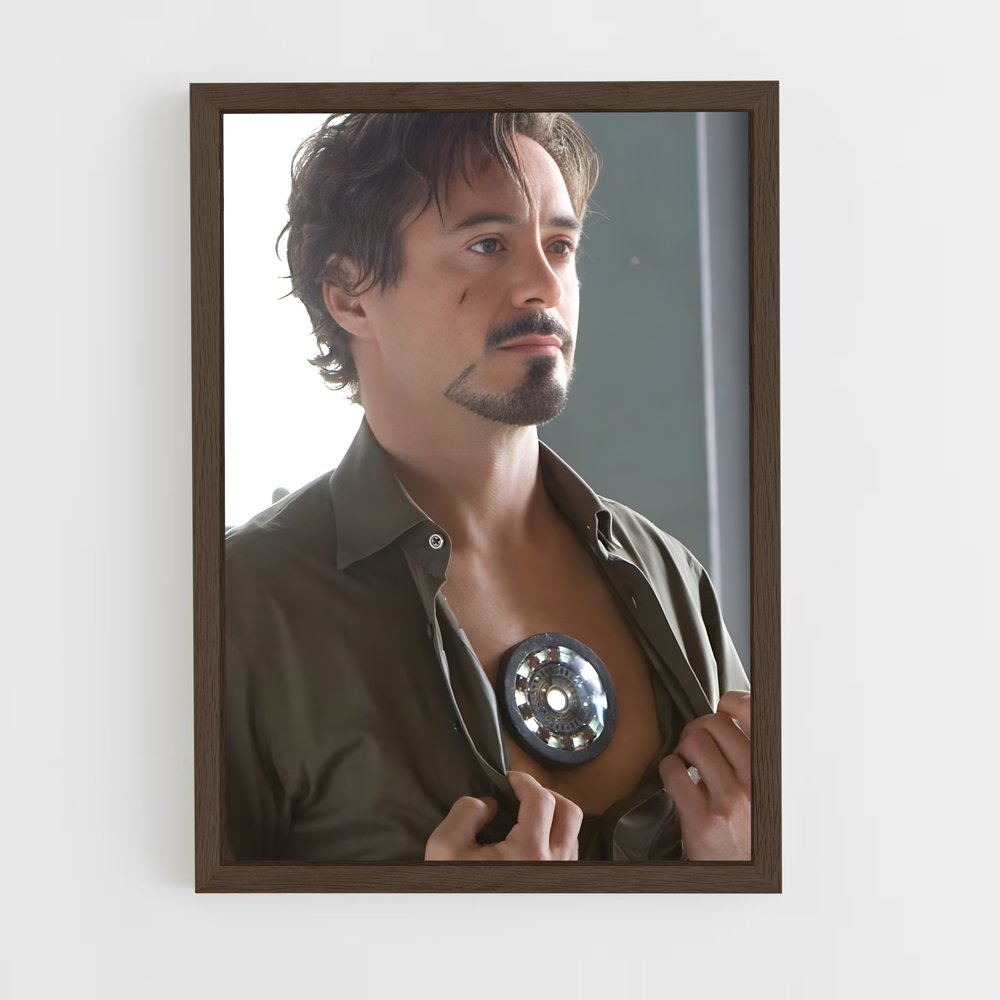 ap-robert downey jr-6 cadre Bois foncé