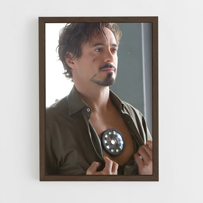 ap-robert downey jr-6 cadre Bois foncé