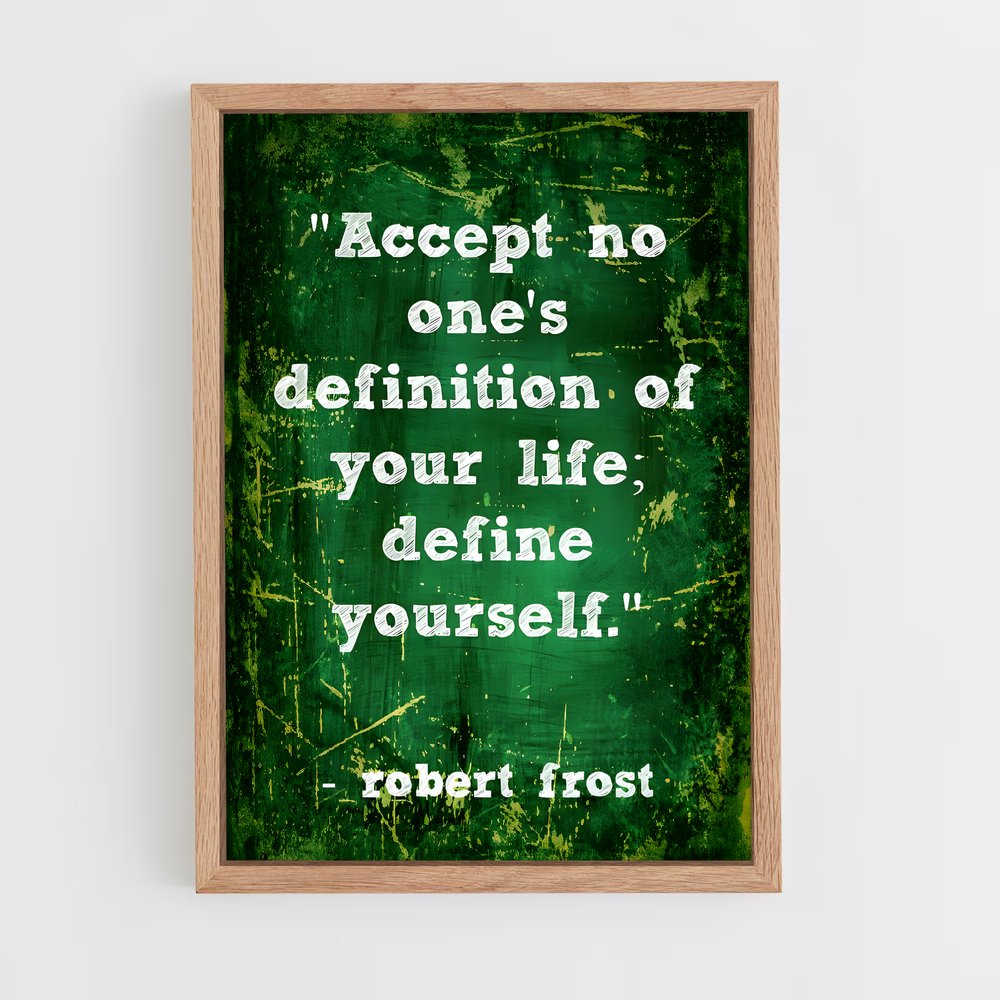 ap-robert frost-5 cadre Bois clair