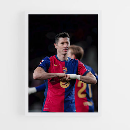 ap-robert lewandowski-11 cadre Blanc