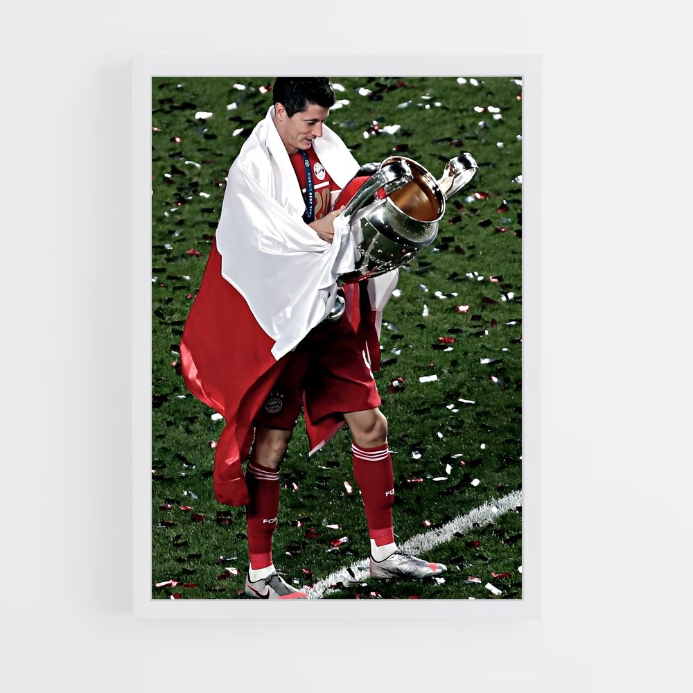 ap-robert lewandowski-12 cadre Blanc