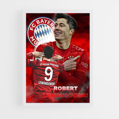 ap-robert lewandowski-4 cadre Blanc